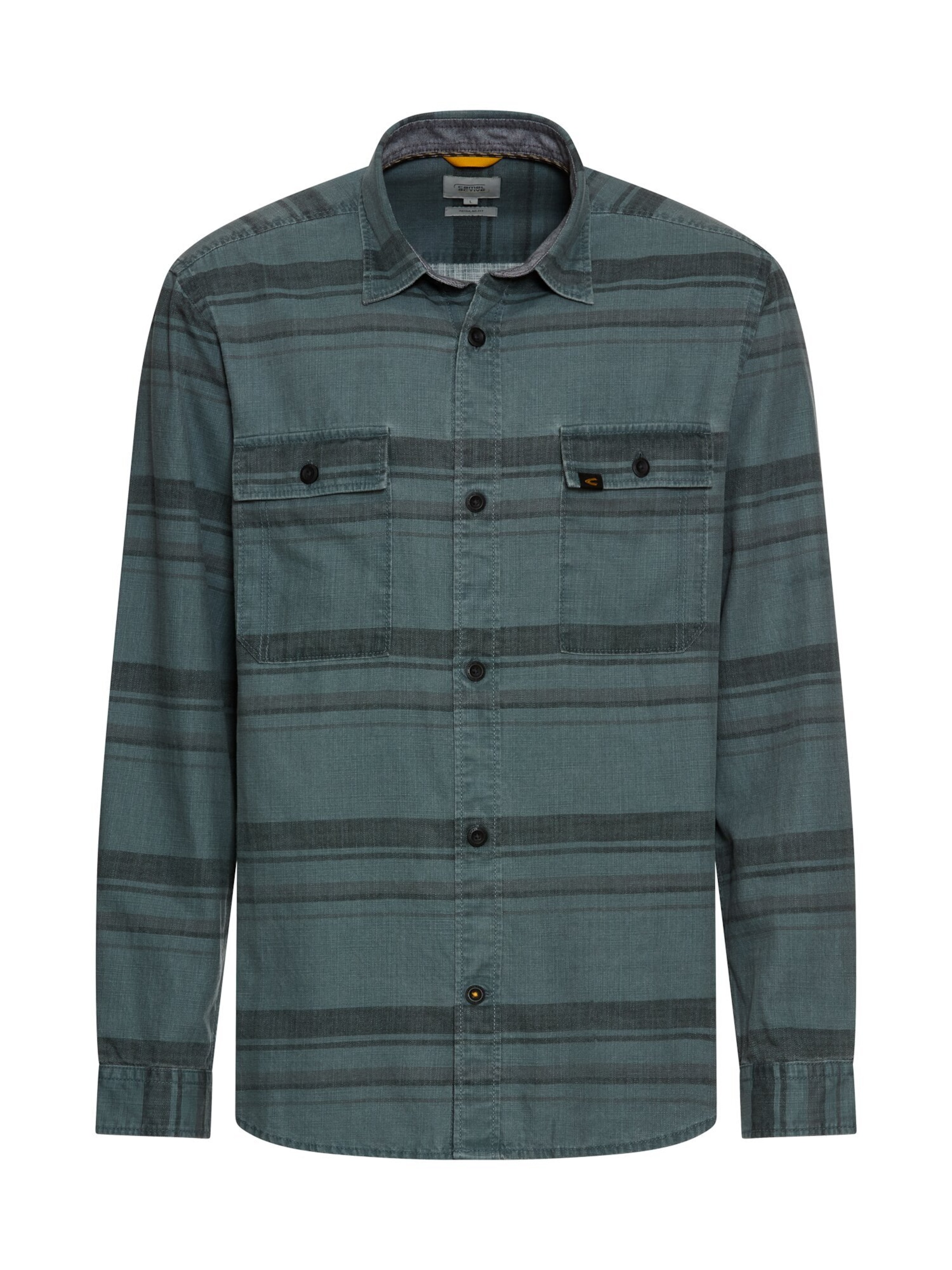 CAMEL ACTIVE Regular fit Button Up Shirt in Blue: front