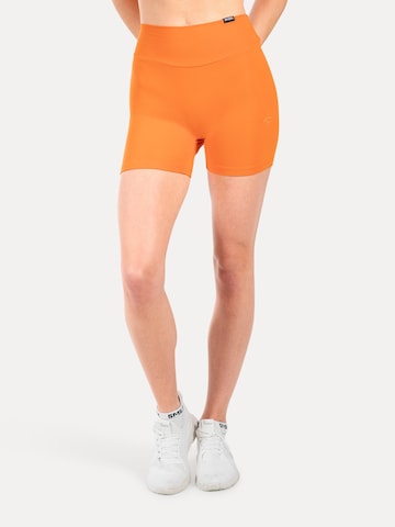 Smilodox Skinny Sports trousers ' Veyra ' in Orange: front