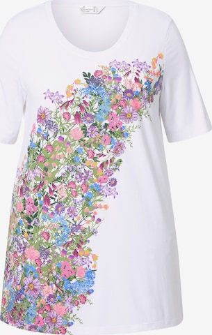 T-shirt MIAMODA en blanc : devant