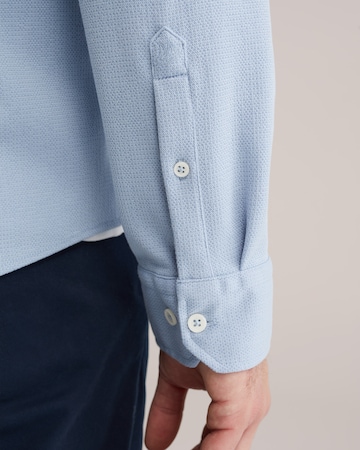 WE Fashion Rovný strih Košeľa - Modrá