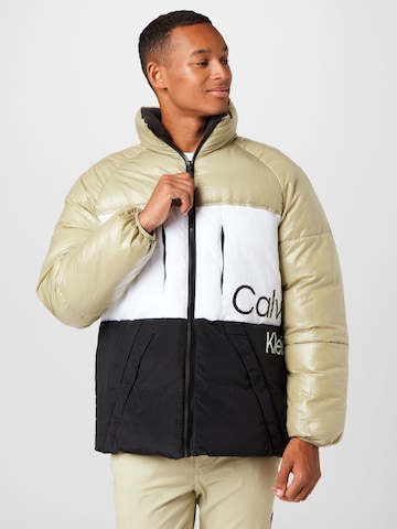 Calvin Klein Jeans Between-season jacket in Black: front