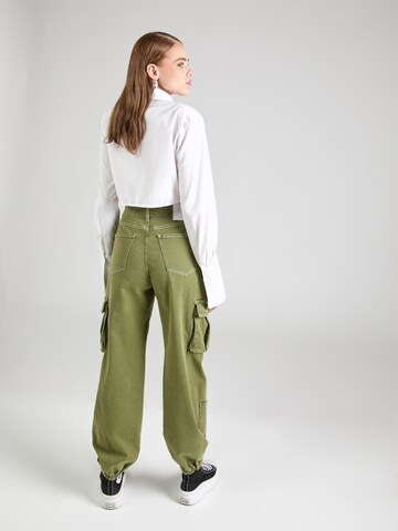 REPLAY Tapered Cargohose in Grün