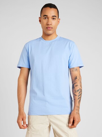 T-Shirt 'Aarhus' minimum en bleu : devant