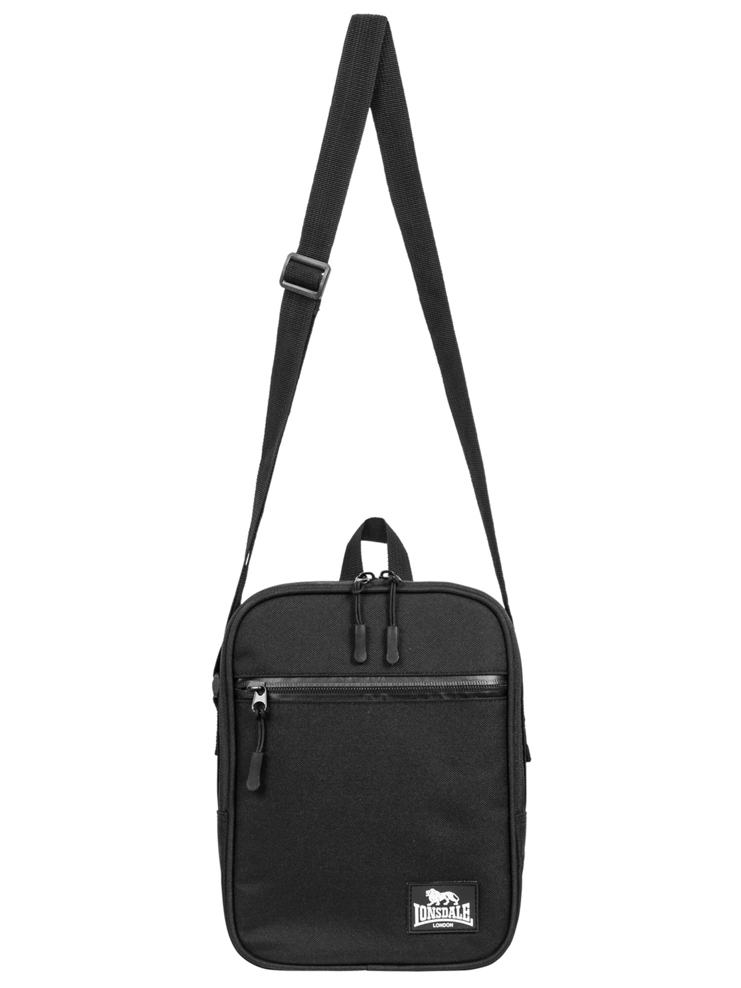 Sac à bandoulière 'Polegate' LONSDALE en noir : devant