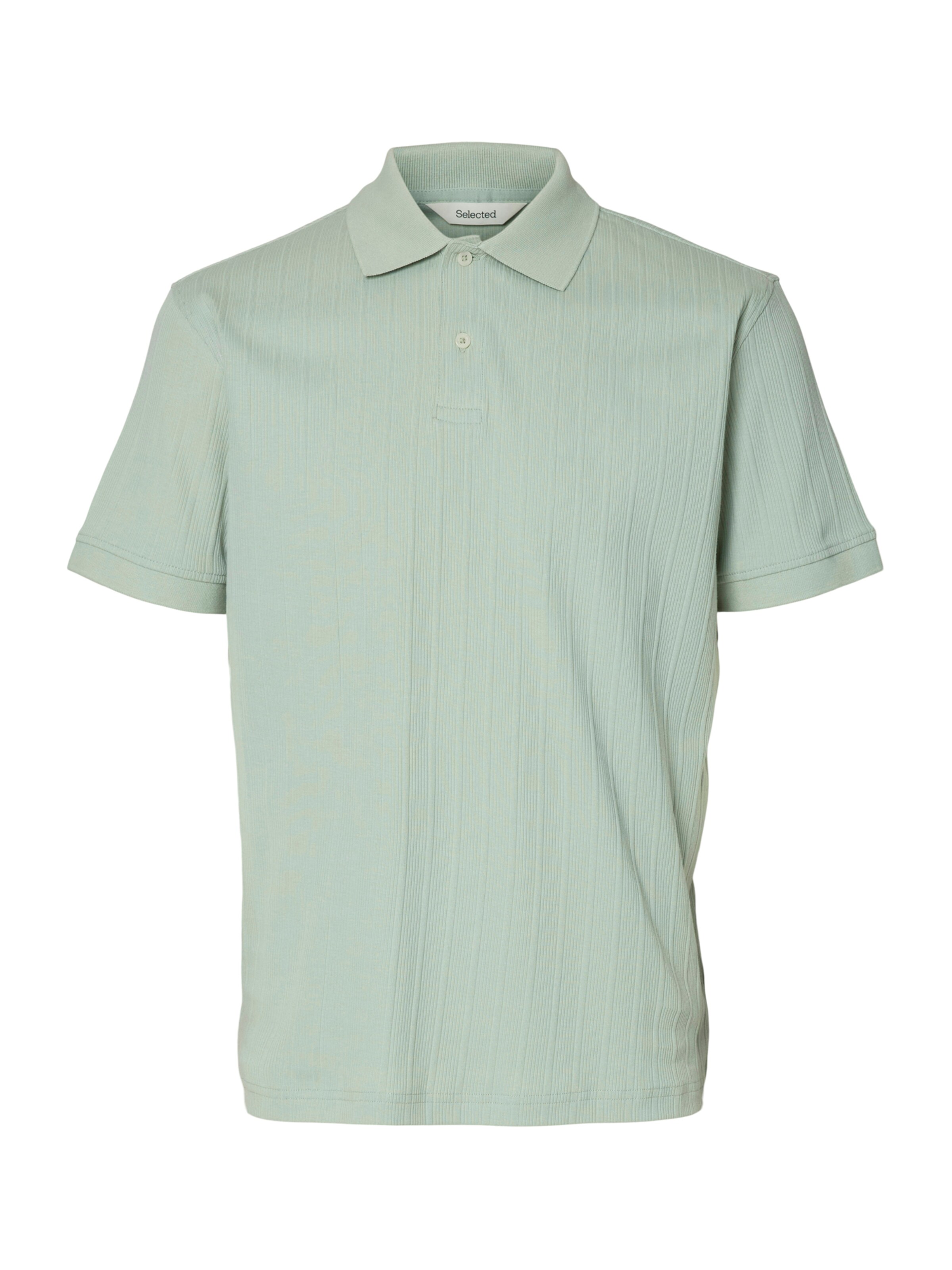 Tricou 'SLHCOLE' SELECTED pe verde pastel, Vizualizare produs