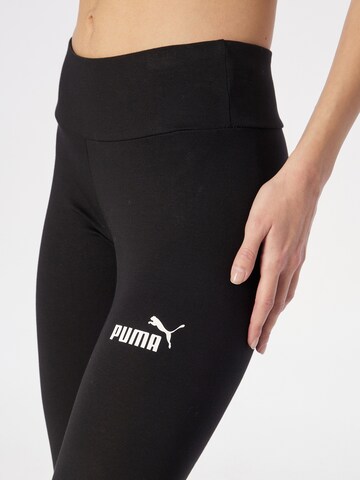 Slimfit Pantaloni sport de la PUMA pe negru