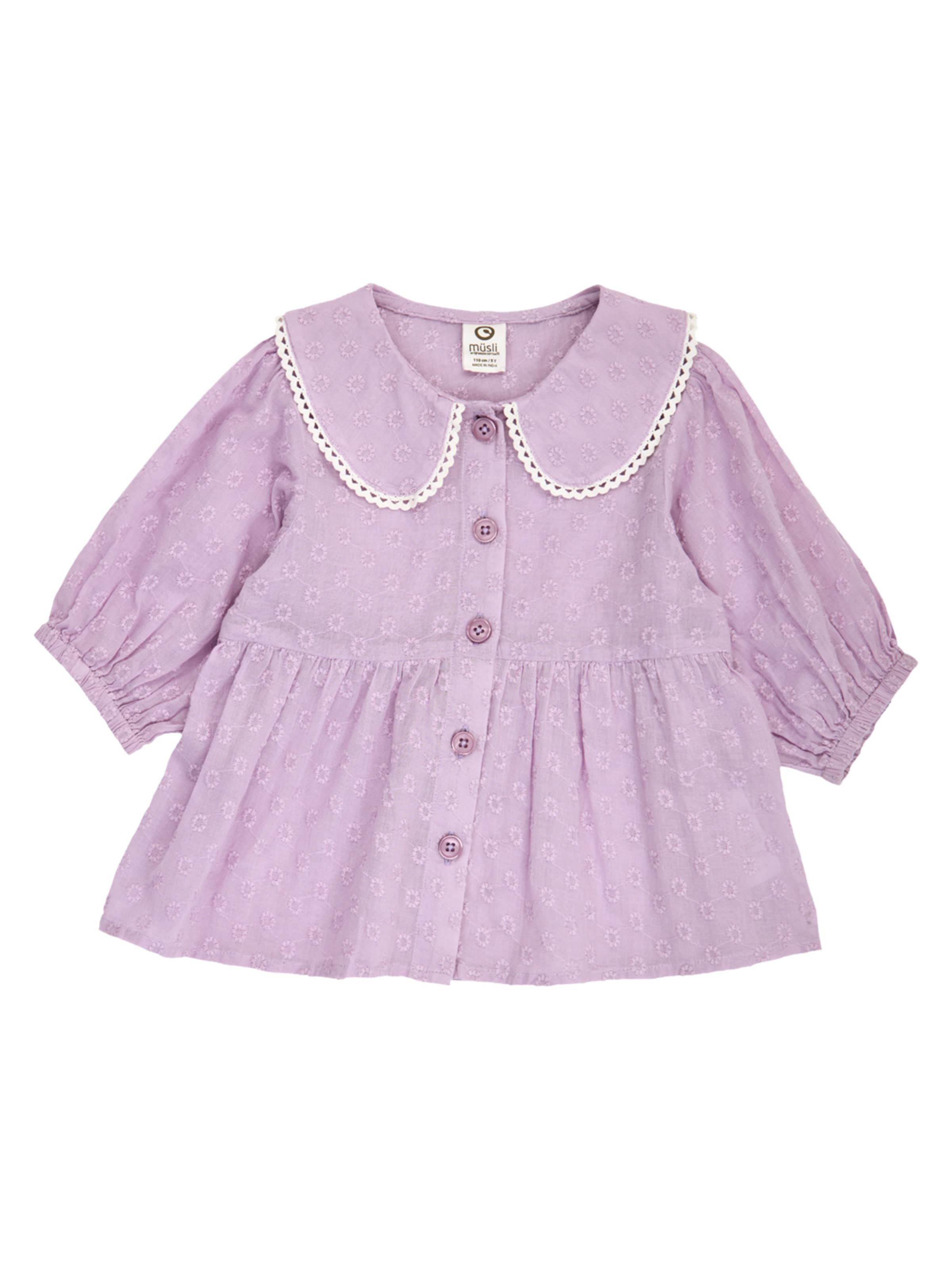 Chemisier Müsli by GREEN COTTON en violet : devant