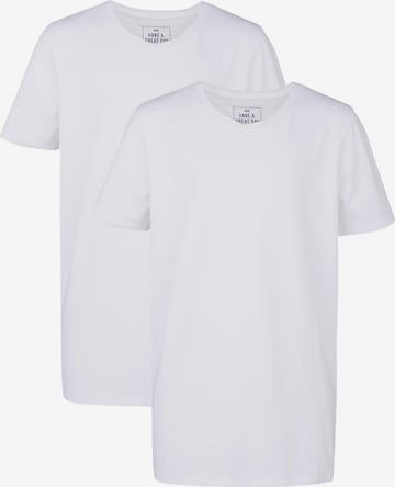 T-Shirt WE Fashion en blanc : devant