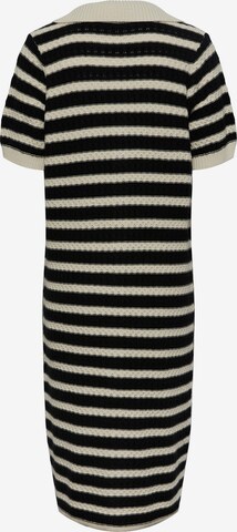 Y.A.S Knitted dress 'Croc' in Beige