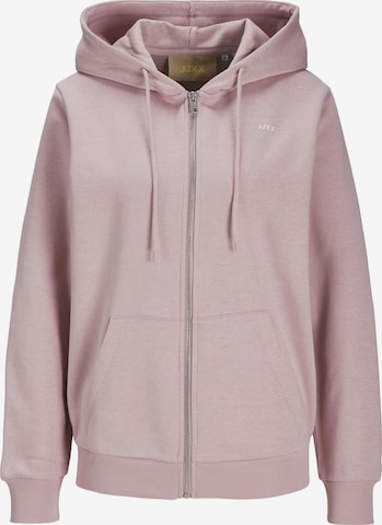 JJXX - Sudadera con cremallera 'ABBIE' en lila: frente