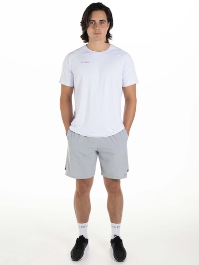 Divina T-Shirt fonctionnel 'Raw' en noir / blanc, Vue avec produit