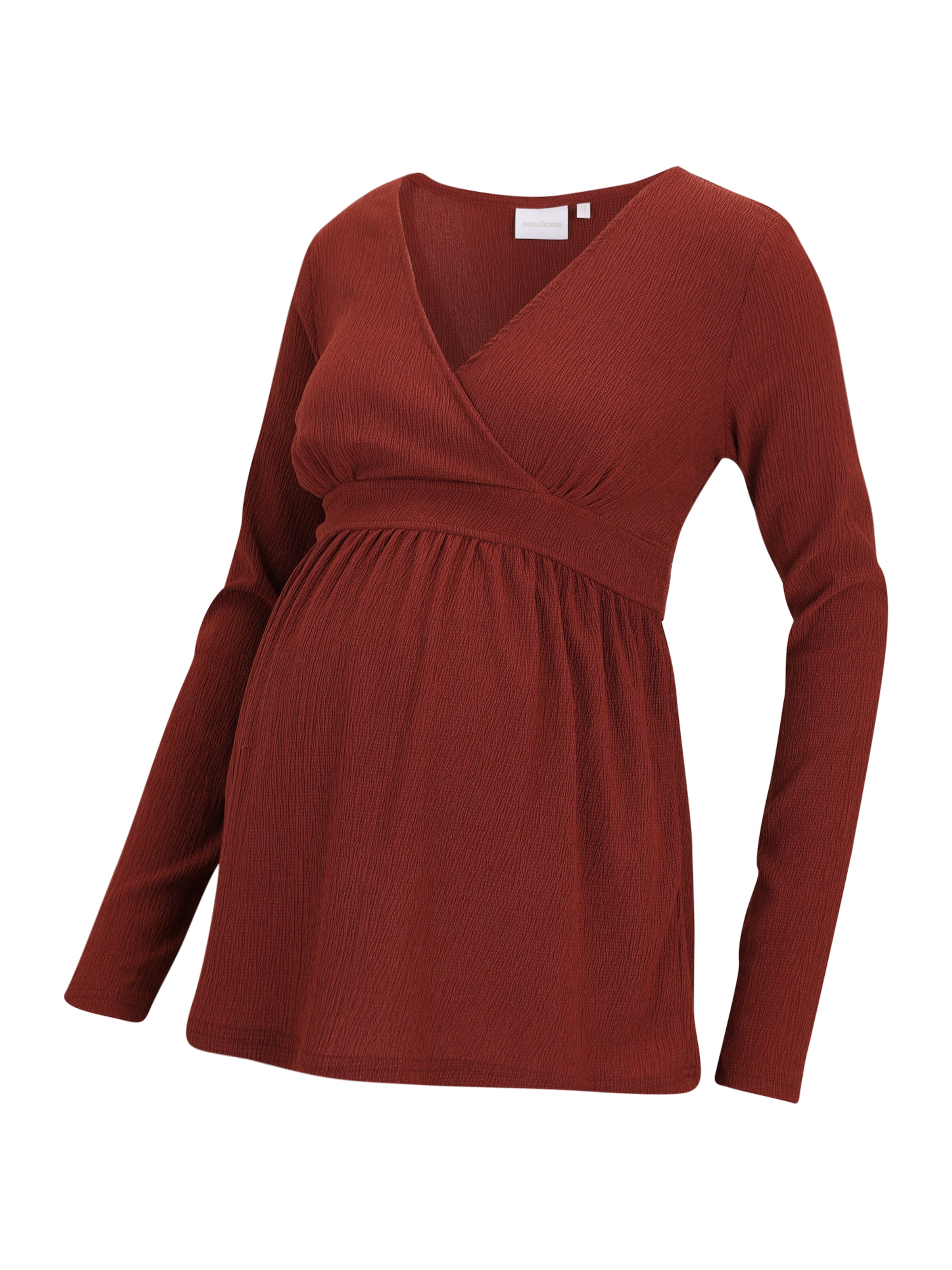 MAMALICIOUS Blouse 'MLCAILEEN' in Rood: voorkant