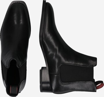 HUGO Red Chelsea Boots in Black