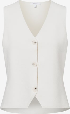 Gilet 'Difora' OPUS en blanc : devant