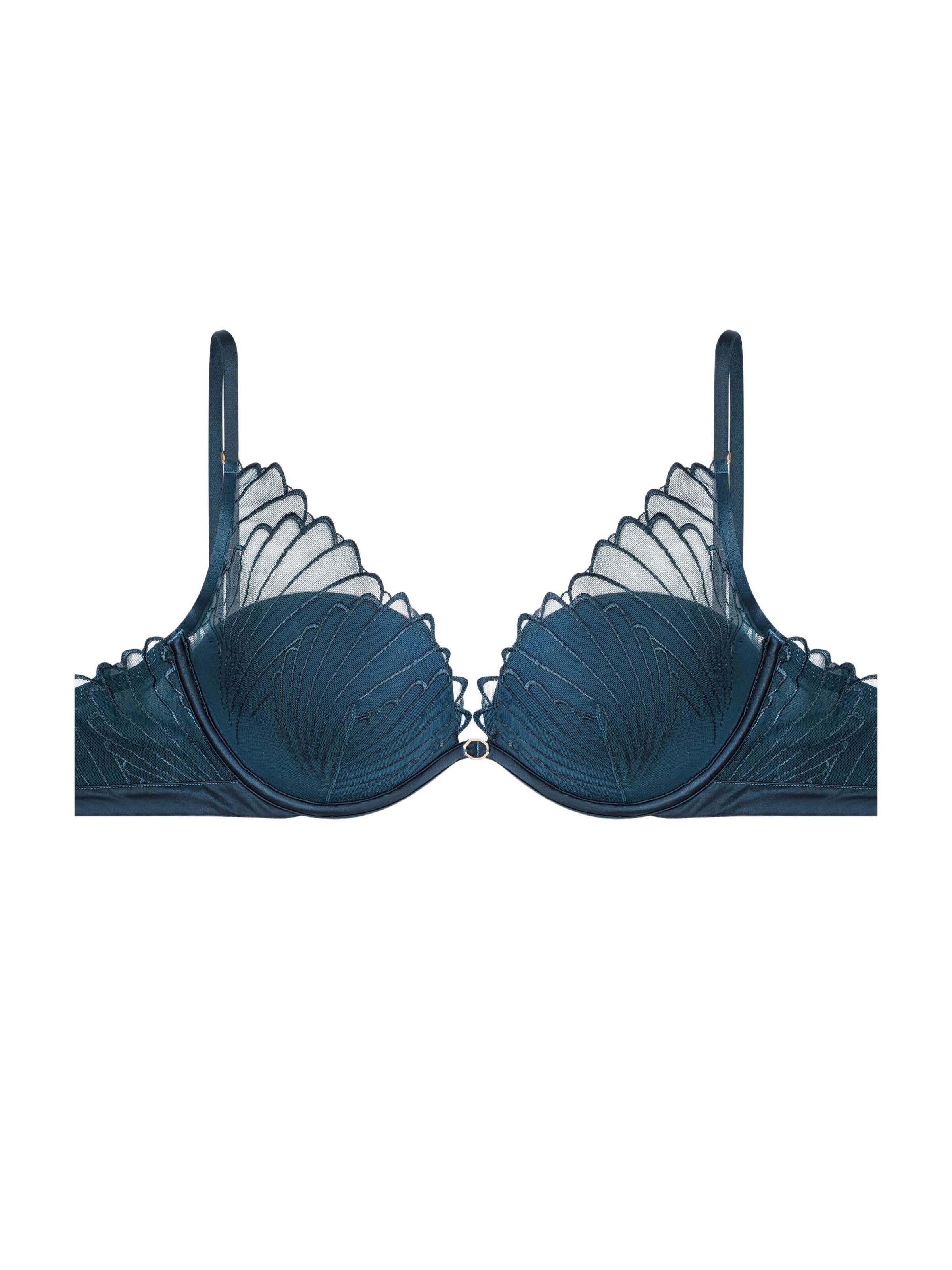 Push-up Reggiseno 'Nugat' di ESOTIQ in blu: frontale