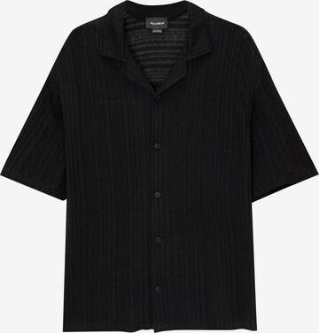 Pull&Bear Overhemd in Zwart: voorkant