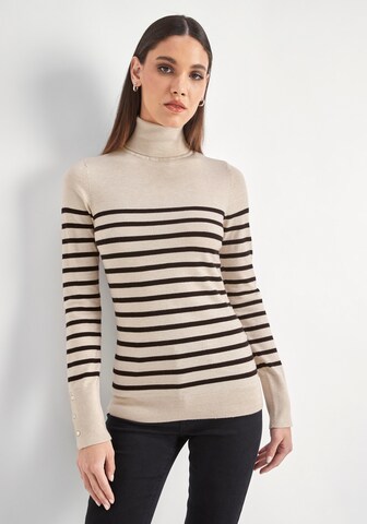 HECHTER PARIS Pullover in Beige: Vorderseite