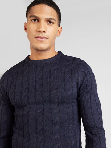 BRAVE SOUL Sweater in Blue