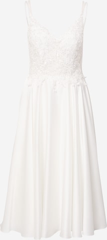 mascara Kokteilové šaty - Biela: predná strana