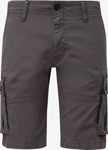 QS Regular Cargo Pants 'John' in Grey: front