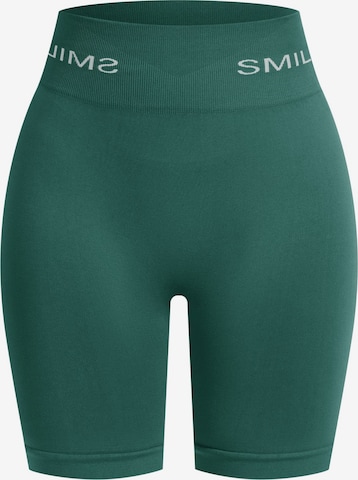 Pantalon de sport 'Azura' Smilodox en vert : devant