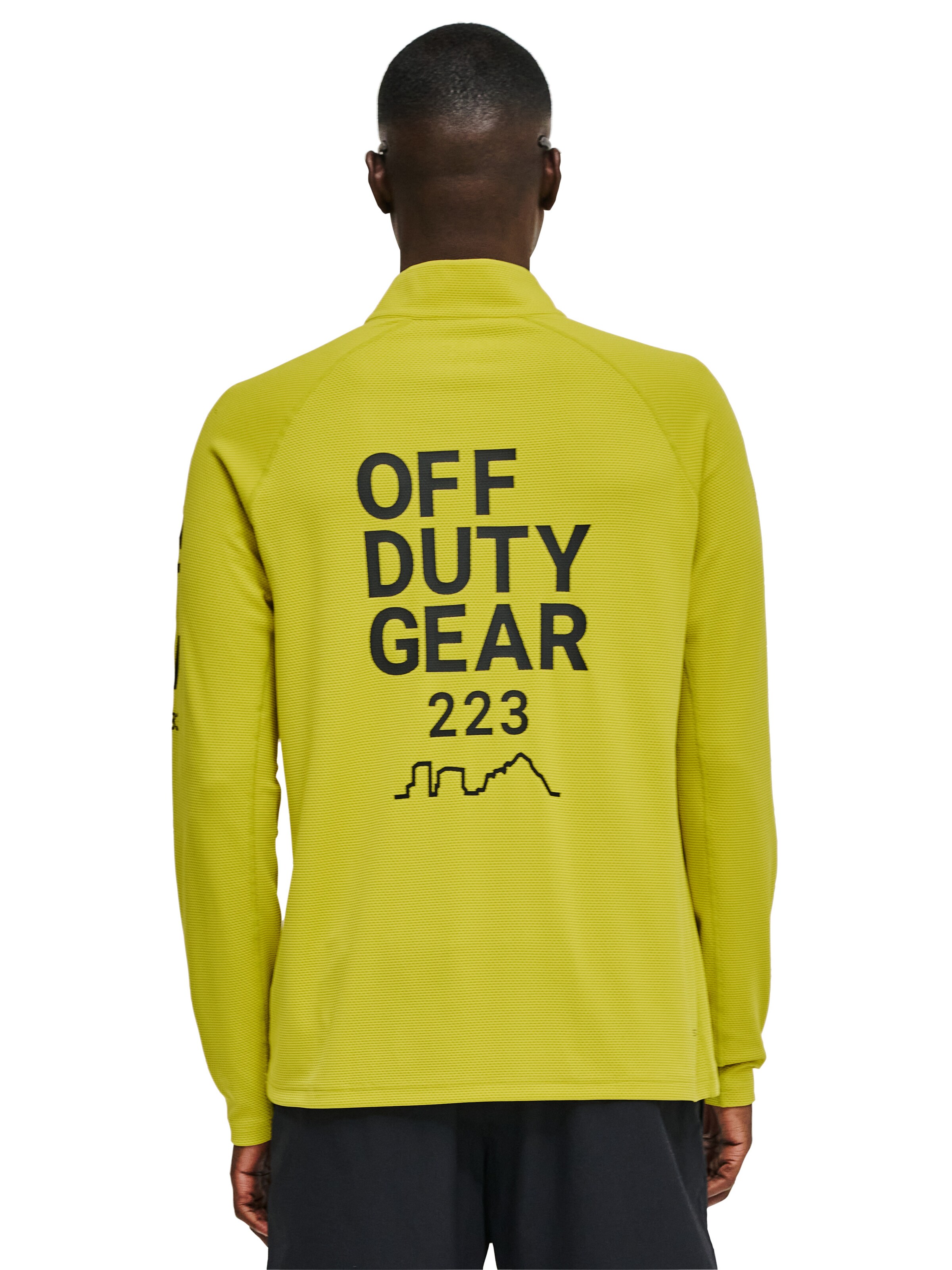 HALO Functioneel shirt in Geel: voorkant