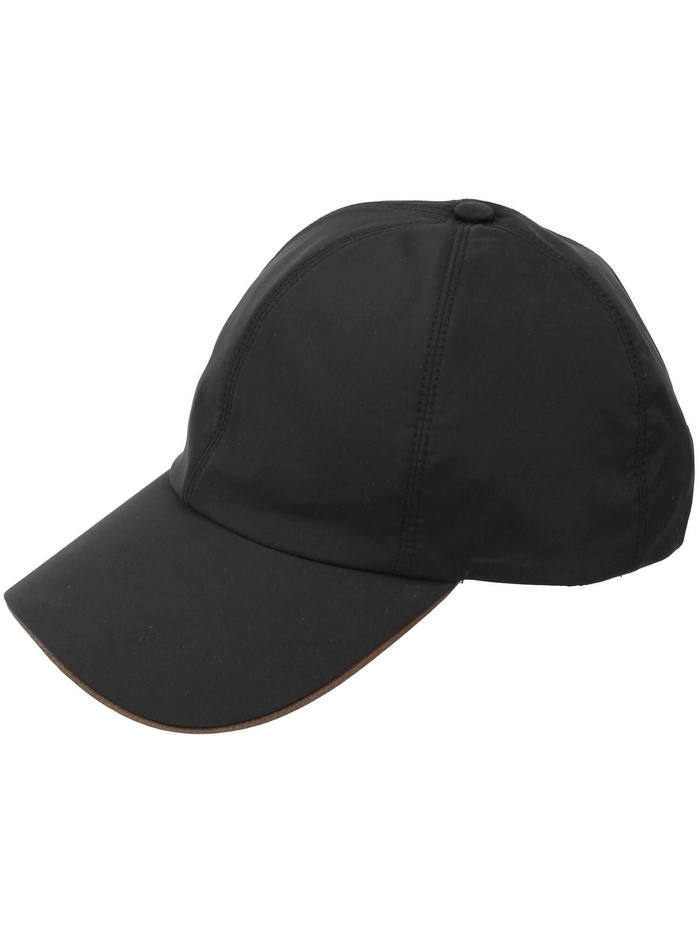 bugatti Cap in Schwarz: Vorderseite