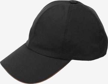 bugatti Cap in Schwarz: Vorderseite