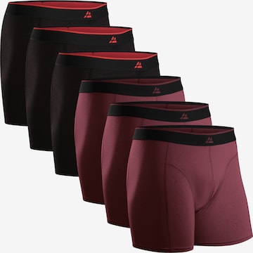 Boxers 'Bamboo' DANISH ENDURANCE en rouge : devant