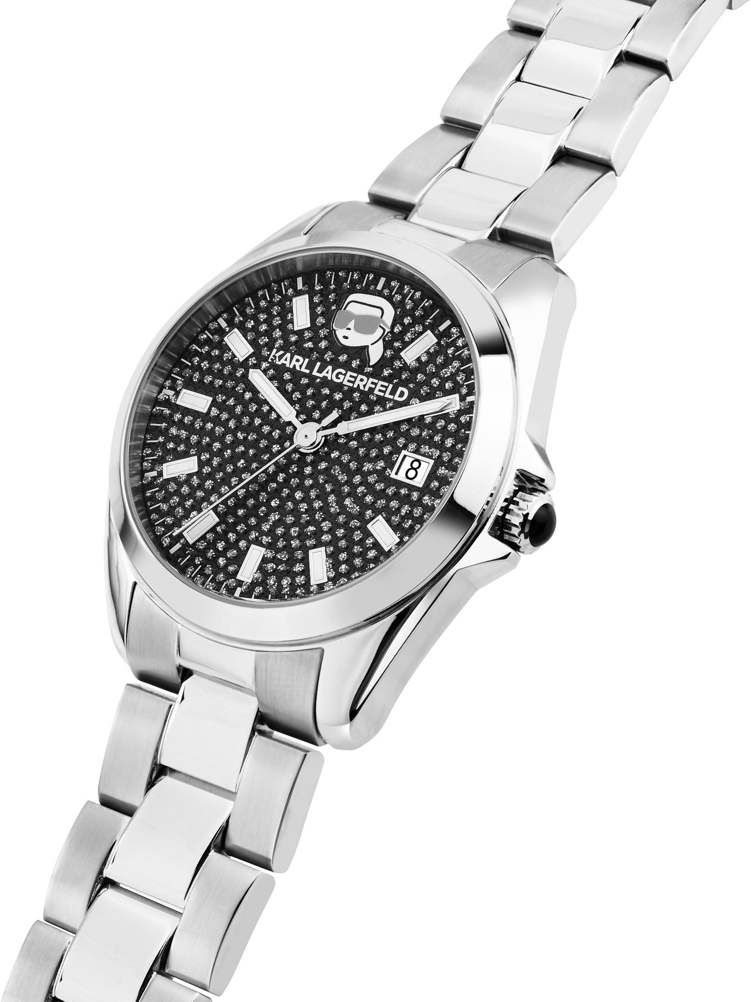 Karl Lagerfeld Uhr in Silber