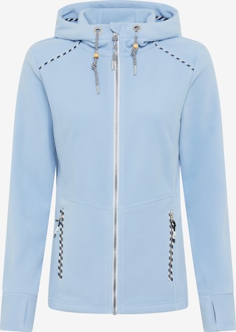 KangaROOS Fleece Jacket in Blue: front
