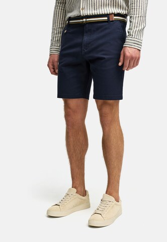 INDICODE JEANS Regular Trousers 'Thews' in Blue