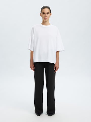 SELECTED FEMME regular Bukser i sort