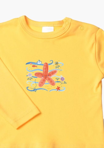 LILIPUT Niedliches Langarmshirt mit 'Seestern'-Print in Gelb