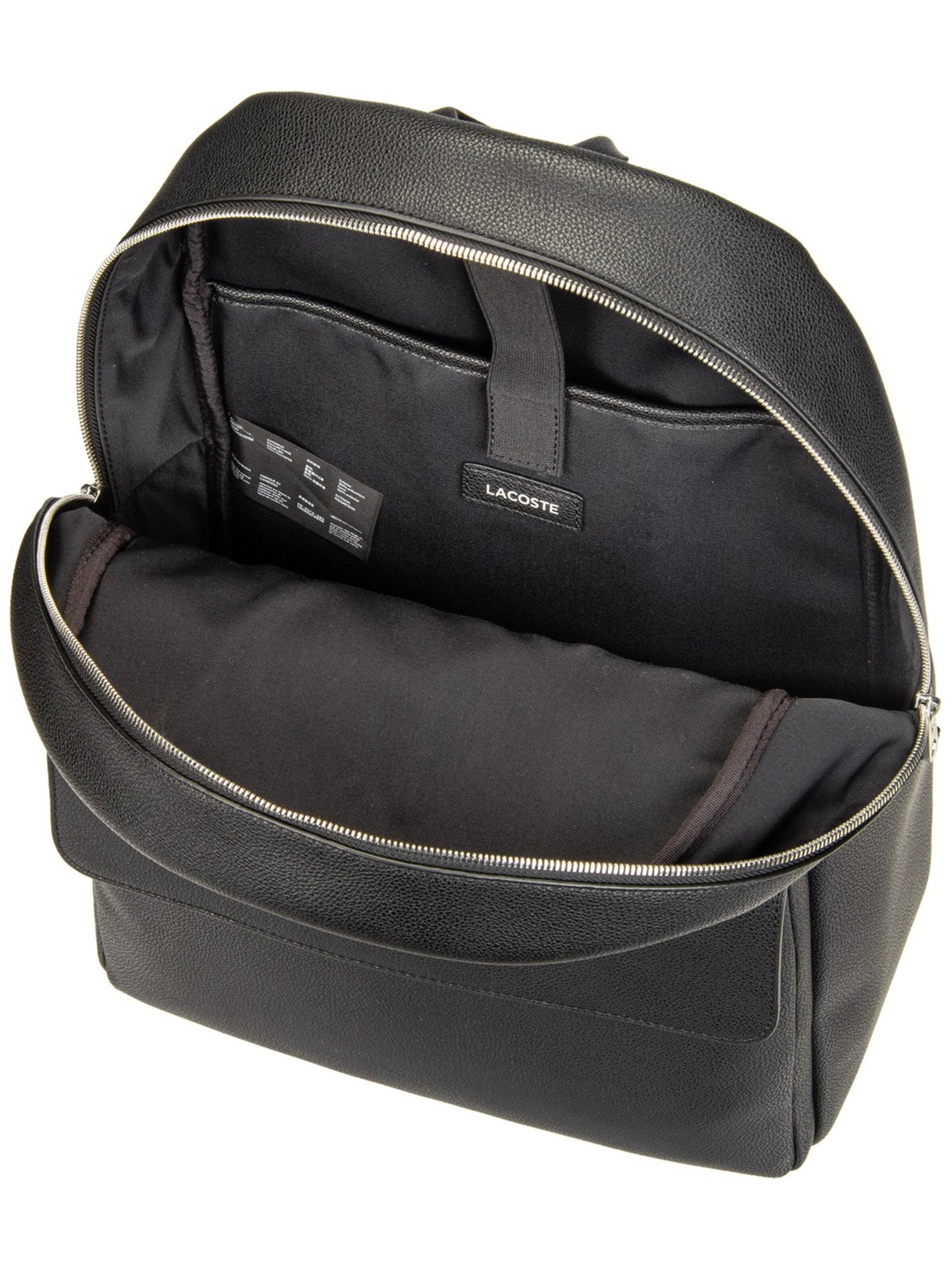 LACOSTE Rucksack in Schwarz