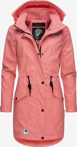 NAVAHOO Between-Seasons Coat 'Deike' in Pink: front