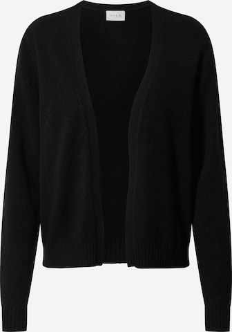 VILA Knit Cardigan 'Ril' in Black: front