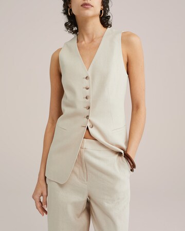 Wide leg Pantaloni di WE Fashion in beige