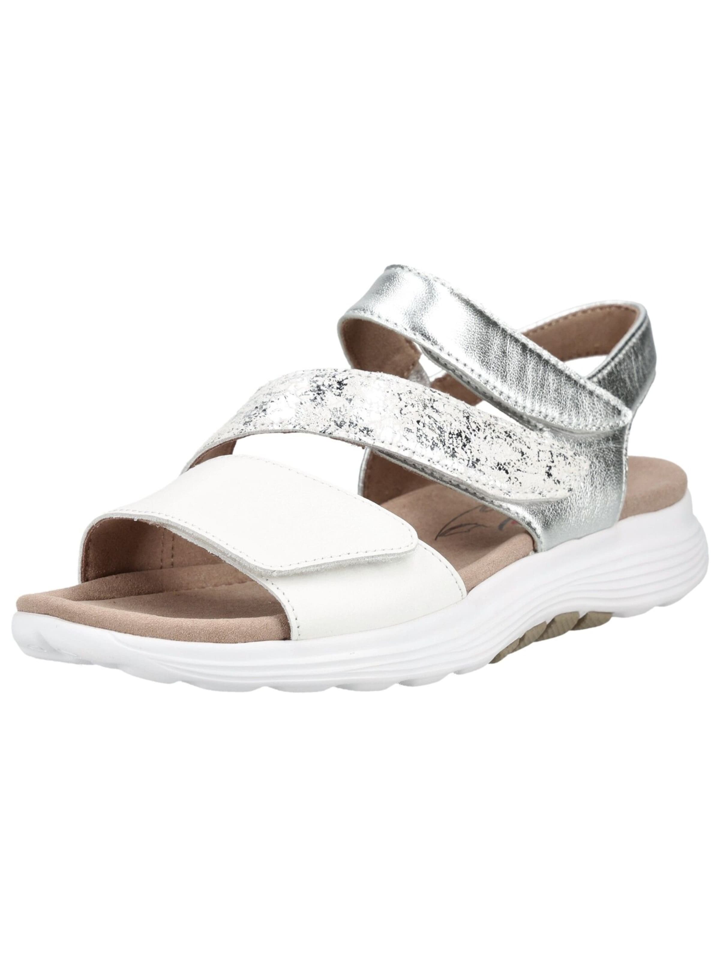 Sandales Rollingsoft en argent : devant