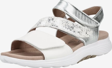 Sandales Rollingsoft en argent : devant