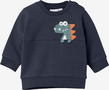 NAME IT Sweatshirt 'DIEGO' in Blauw: voorkant