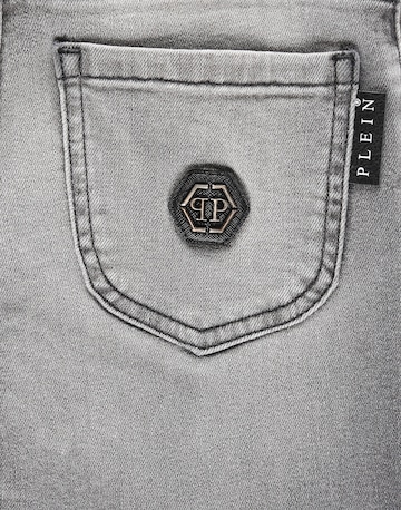 Philipp Plein Slimfit Jeans 'Hexagon' in Grau