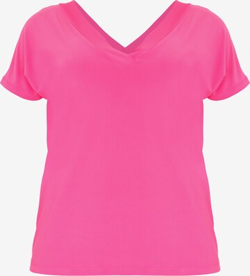 Yoek Shirt in Pink: front