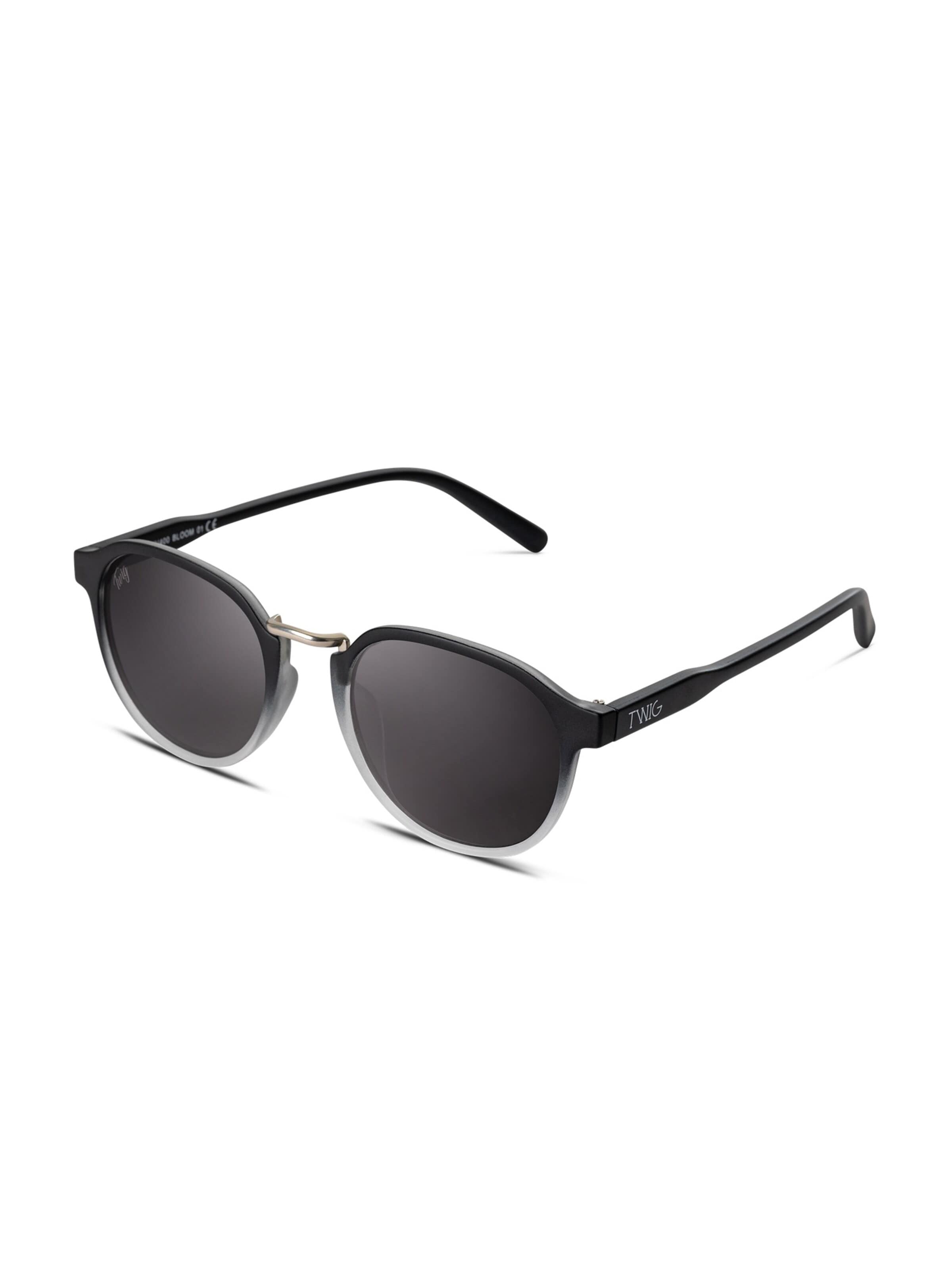 TWIG Concept Milano Okulary przeciwsłoneczne 'Bloom' w kolorze czarny: przód