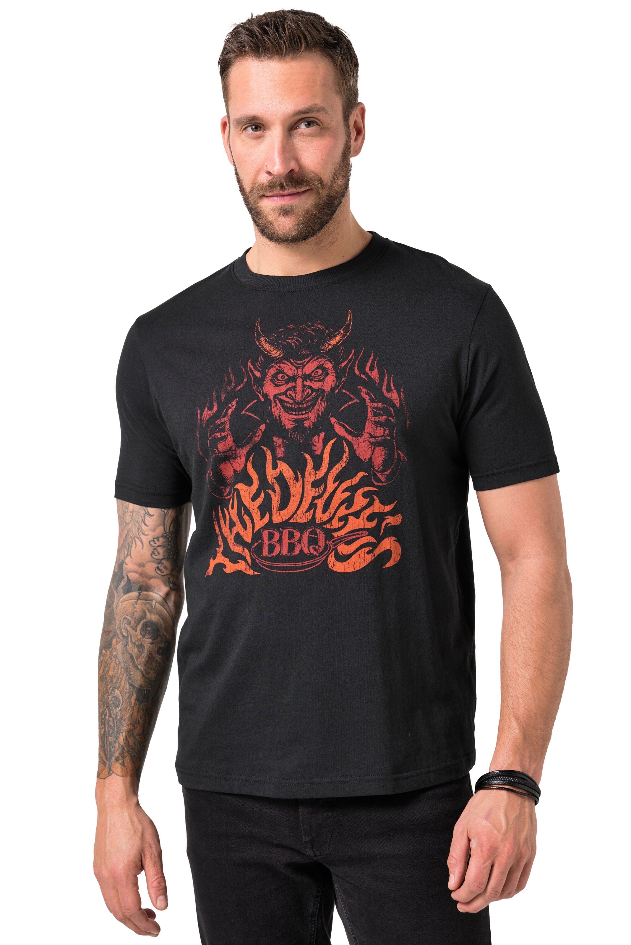 JP1880 T-Shirt in Schwarz: Vorderseite