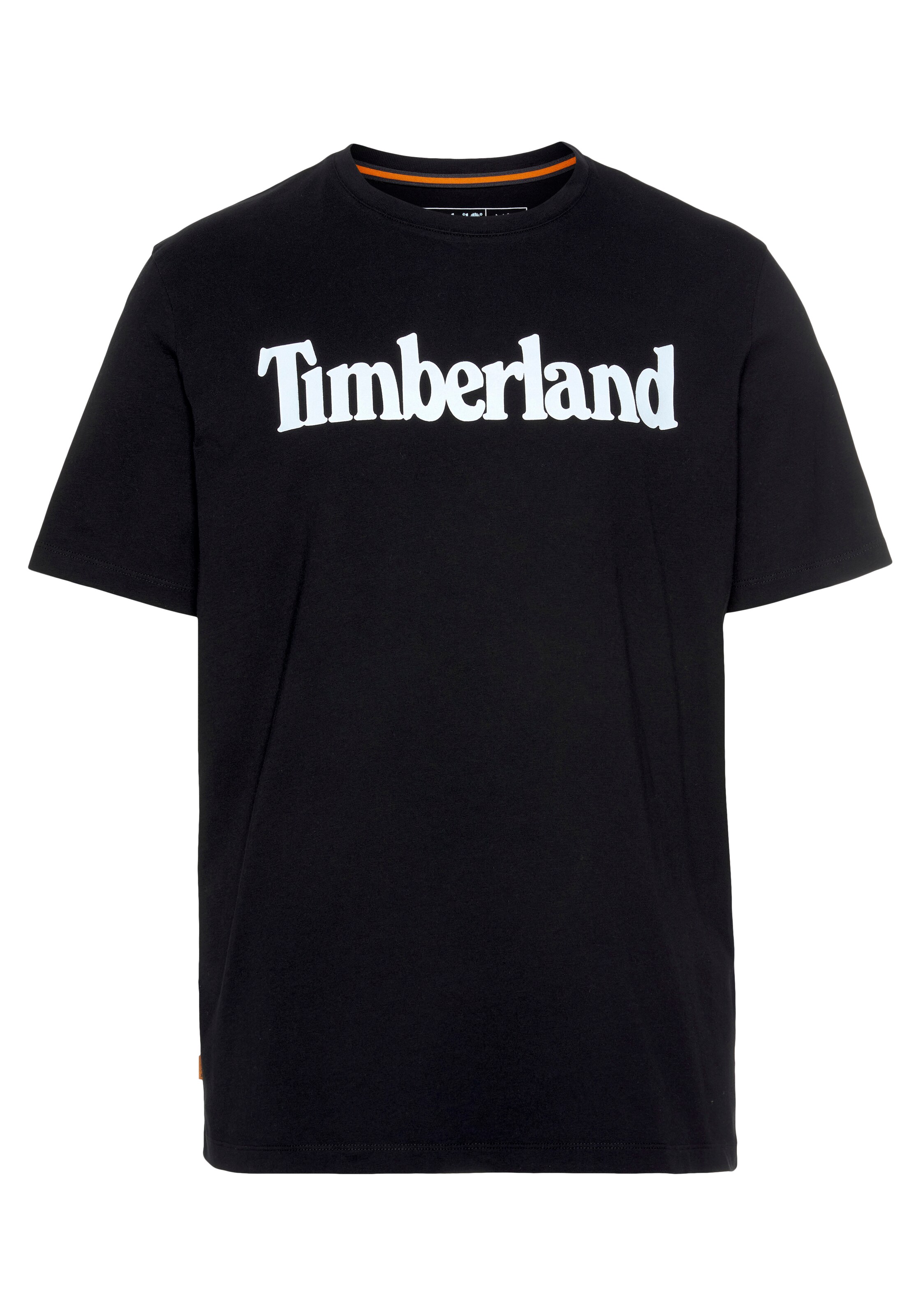 TIMBERLAND Regular Fit T-Shirt in Schwarz: Vorderseite