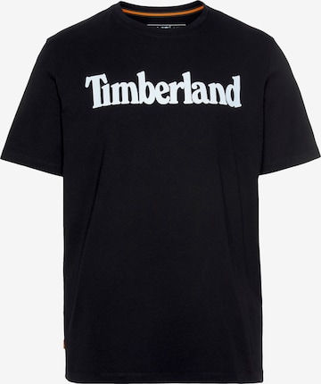 TIMBERLAND Regular Fit T-Shirt in Schwarz: predná strana
