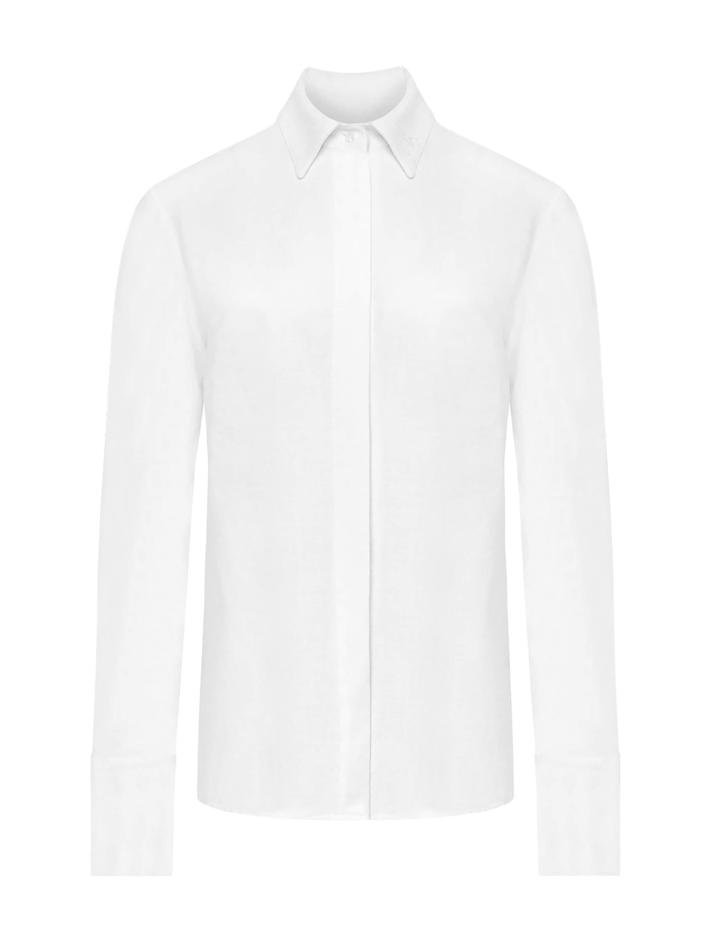 mandragora Blouse 'Ora' in Beige: voorkant