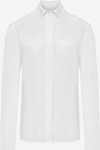 mandragora Blouse 'Ora' in Beige: voorkant