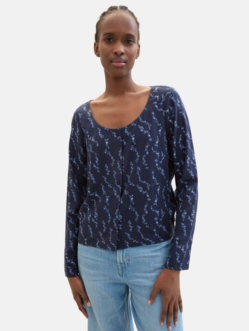 TOM TAILOR DENIM Blouse in Blauw